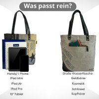 Sunsa Canvas Handtasche Vintage Schultertasche große Damentasche