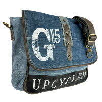 Sunsa Jeans Messengertasche, Jeansstoff-Umhängetasche