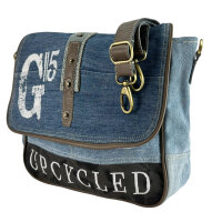Sunsa Jeans Messengertasche, Jeansstoff-Umhängetasche