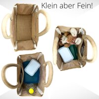Domelo Mädchentasche, Jute Handtasche für Mädchen, kleine Kindertasche, Sommer Mädchen Tasche, Mädchen Badetasche mit Fee Motiv.