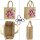 Domelo Mädchentasche, Jute Handtasche für Mädchen, kleine Kindertasche, Sommer Mädchen Tasche, Mädchen Badetasche mit Fee Motiv.