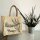 Domelo Jute Einkaufskorb, Vegane Einkaufstasche. Kleine Damen Handtasche