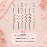 18 Armbänder für Chunks Druckknöpfe – 3 Designs