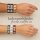 30 Lederarmbänder für Chunks. 6 Farben 3 Größen, Platz für 3 Nuggets