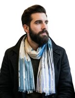 Sunsa Winter  Winterschal ,Streifen Design Stola Halstuch aus Viskose