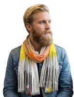 Sunsa Winter Winterschal,Streifen Design Stola Halstuch aus Viskose