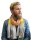 Sunsa Winter Winterschal,Streifen Design Stola Halstuch aus Viskose